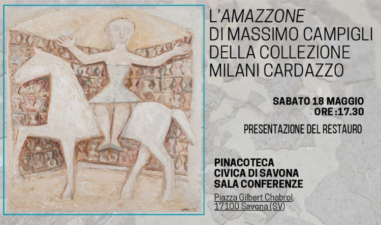 Torna in Pinacoteca l'Amazzone di Massimo Campigli, la presentazione dopo un complesso restauro