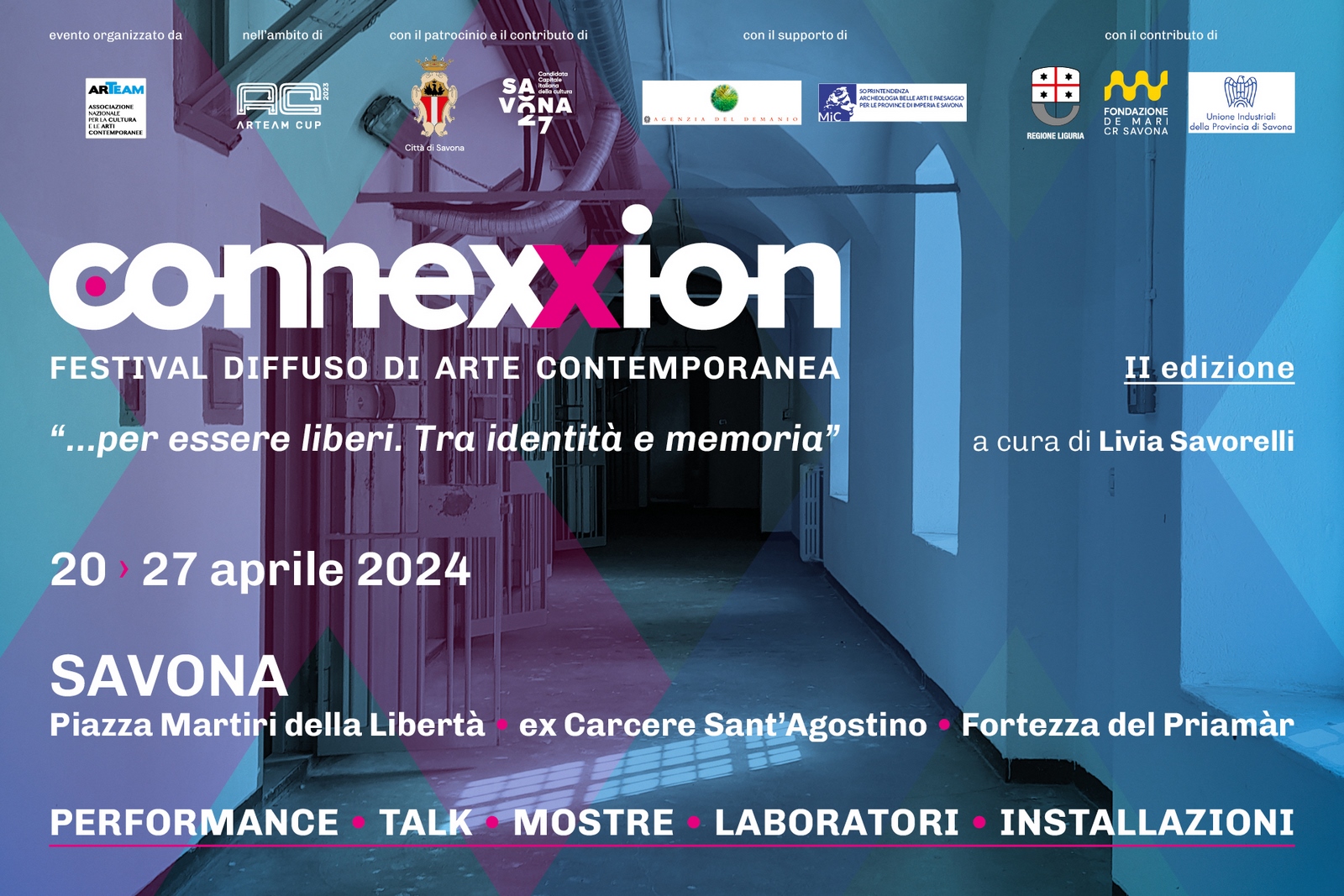 Dal 20 aprile torna a Savona CONNEXXION, il festival diffuso di arte contemporanea 