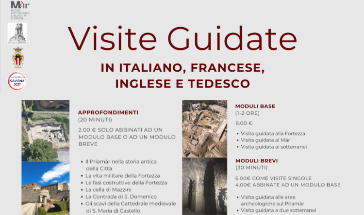 Nuovo programma di visite guidate del Civico Museo Archeologico e della Città di Savona a partire da marzo 2024