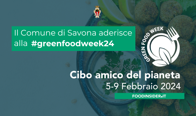 Le iniziative del Comune di Savona per la Green Food Week