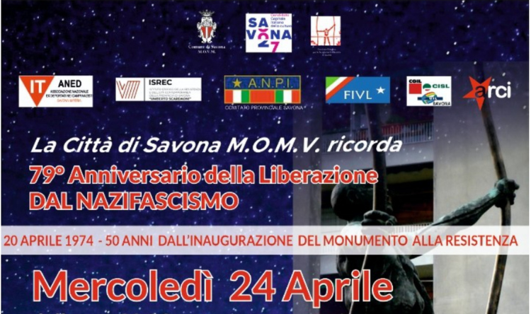 25 Aprile, le celebrazioni e le iniziative a Savona del 79° Anniversario della Liberazione