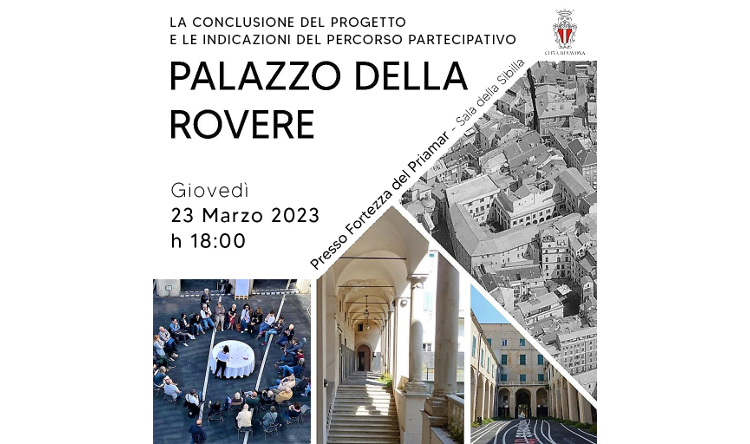 Presentazione progetto definitivo restauro e valorizzazione di Palazzo della Rovere